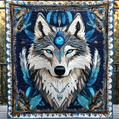 Wolves of the Wild Quilted Blanket NCU0DK695