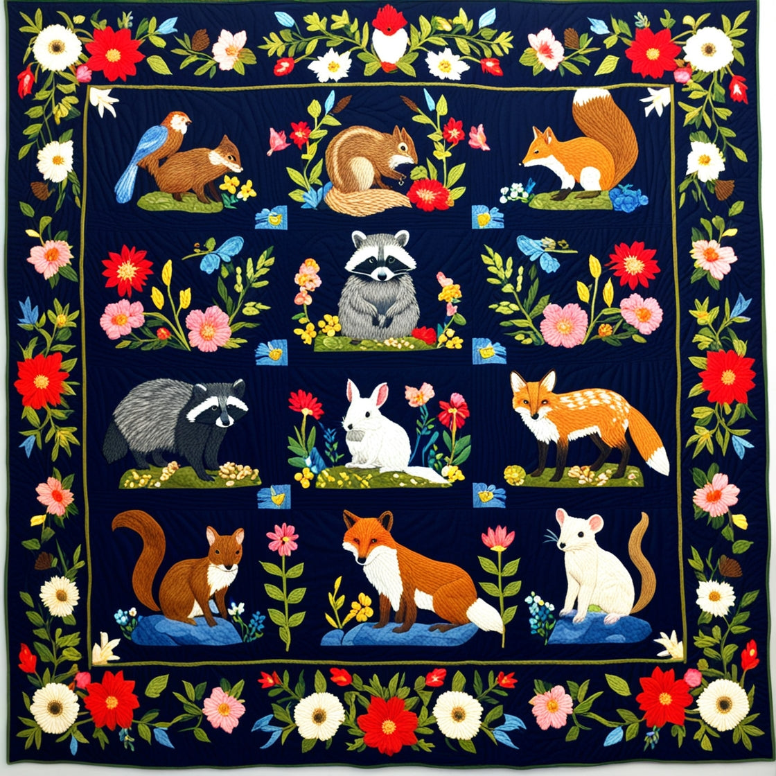 Woodland Whimsy NTA151024251 Quilt Blanket