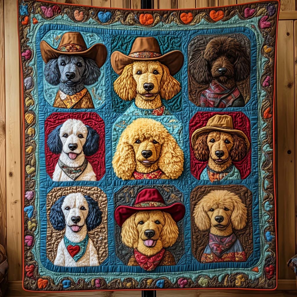 Wrangler Dog Adventure Quilted Blanket NCU0PT2696