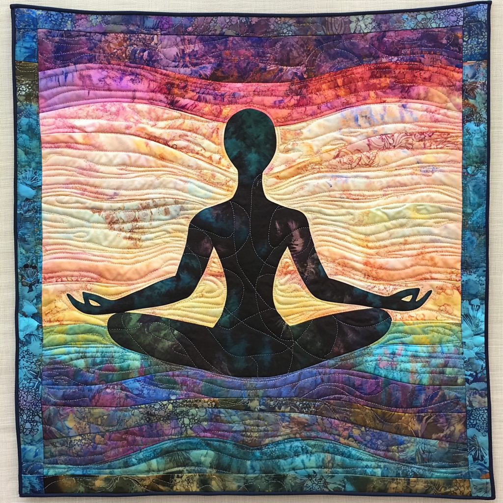 Yoga Meditation DAI311024360 Quilt Blanket