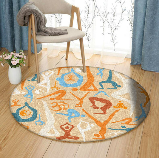 Yoga HM290814TM Round Area Rug