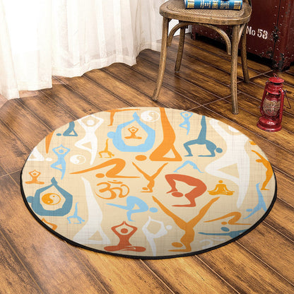 Yoga HM290814TM Round Area Rug