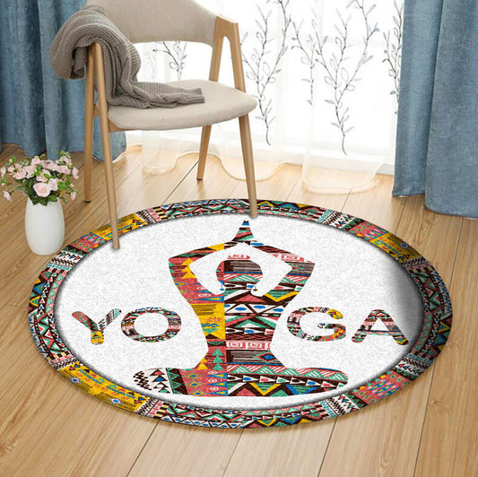 Yoga TN310749A Round Area Rug