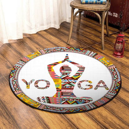 Yoga TN310749A Round Area Rug