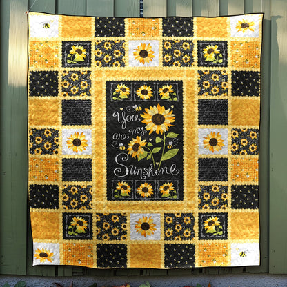 You Are My Sunshine Quilted Blanket NCU0TH490