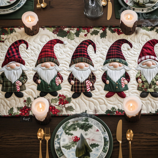 Yuletide Companions Quilted Table Runner NCU0PT1152