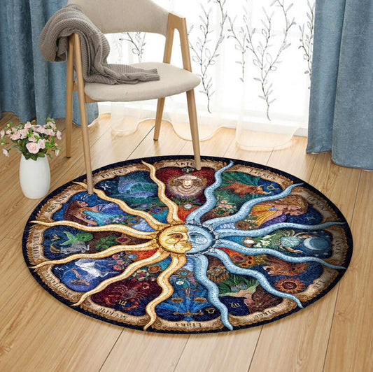 Zodiac TT0810121TM Round Area Rug