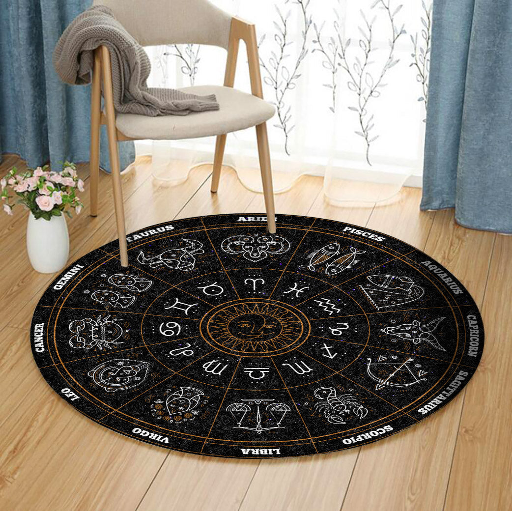 Zodiac TT210817TM Round Area Rug