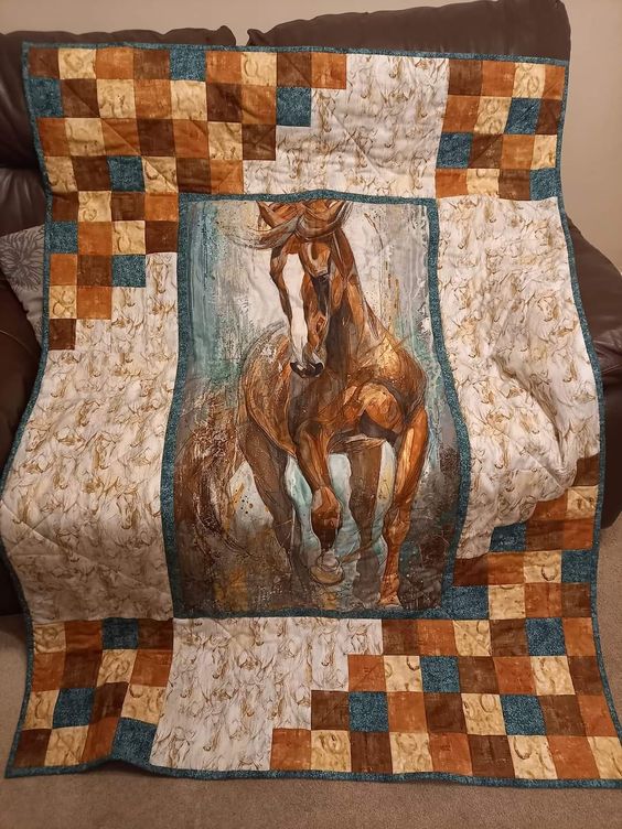 Horse CLA20112333 Quilt Blanket