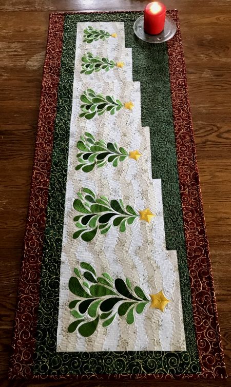 Christmas Tree CLA23112313 Quilted Table Runner