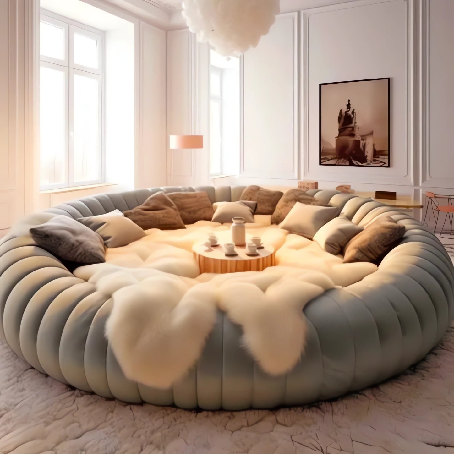 Giant Circular Movie Sofas