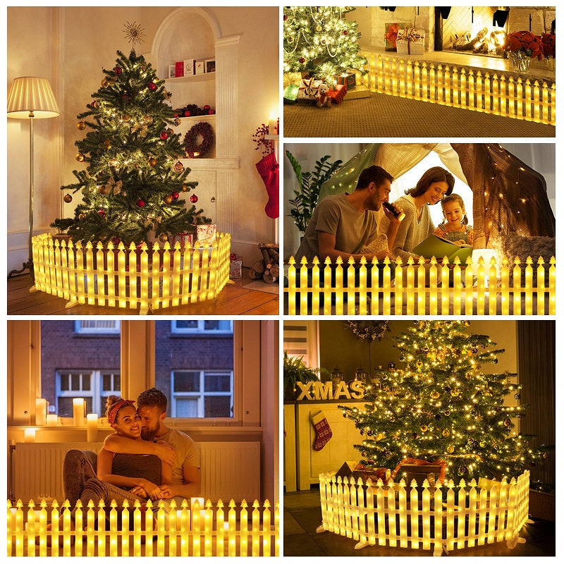 Christmas Fence Lights 8PCS