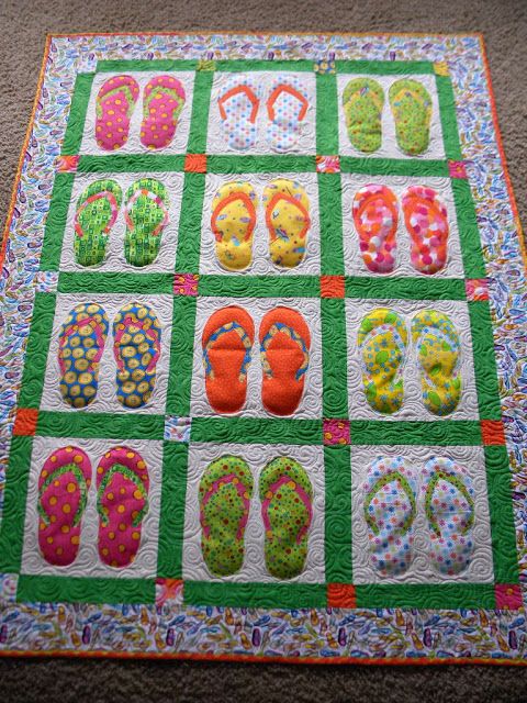 Flip Flop CLA04122383 Quilt Blanket