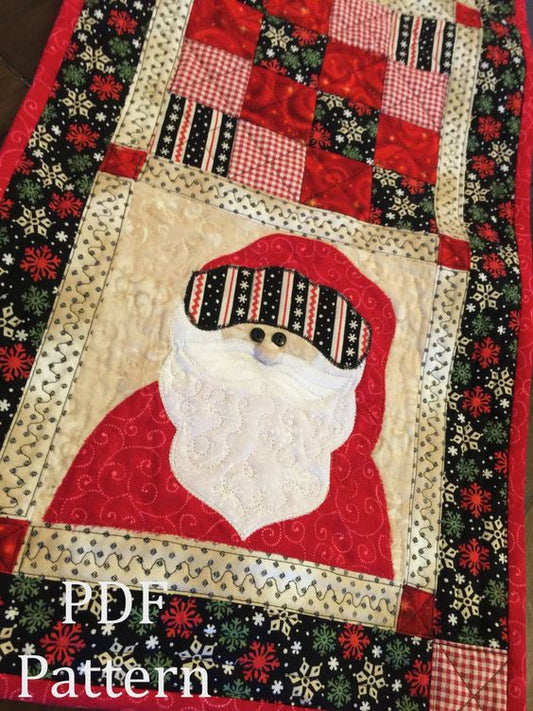 Christmas Santa CLA130324164 Quilted Table Runner