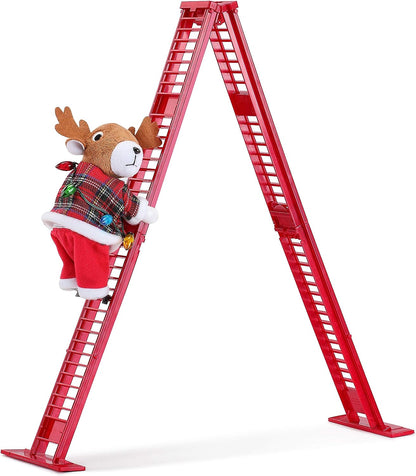 Mr. Christmas 37266 Super Climber Musical Animated Indoor Christmas Decoration, 42 Inches, Soft White Santa