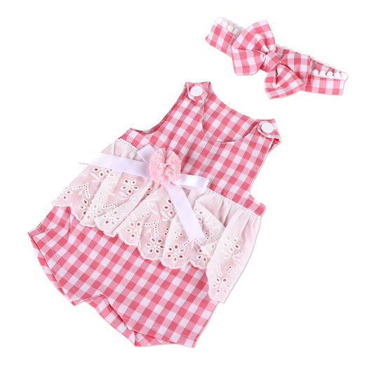 For 16" Full Body Silicone Baby Girl Doll Pink Clothing 2-Pieces Set Accessories