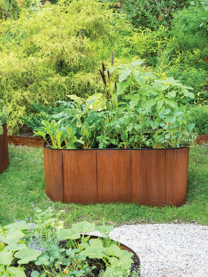 Corten Steel Modular Raised Beds