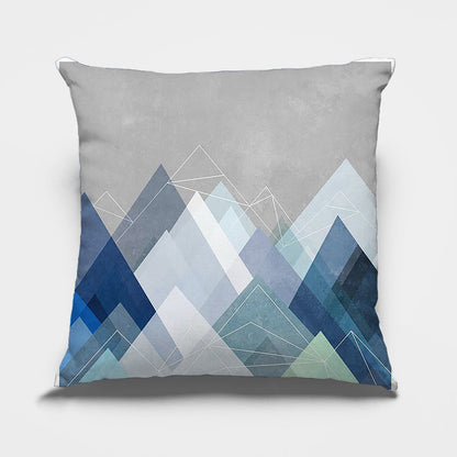 Abstract Blue Cushion Covers