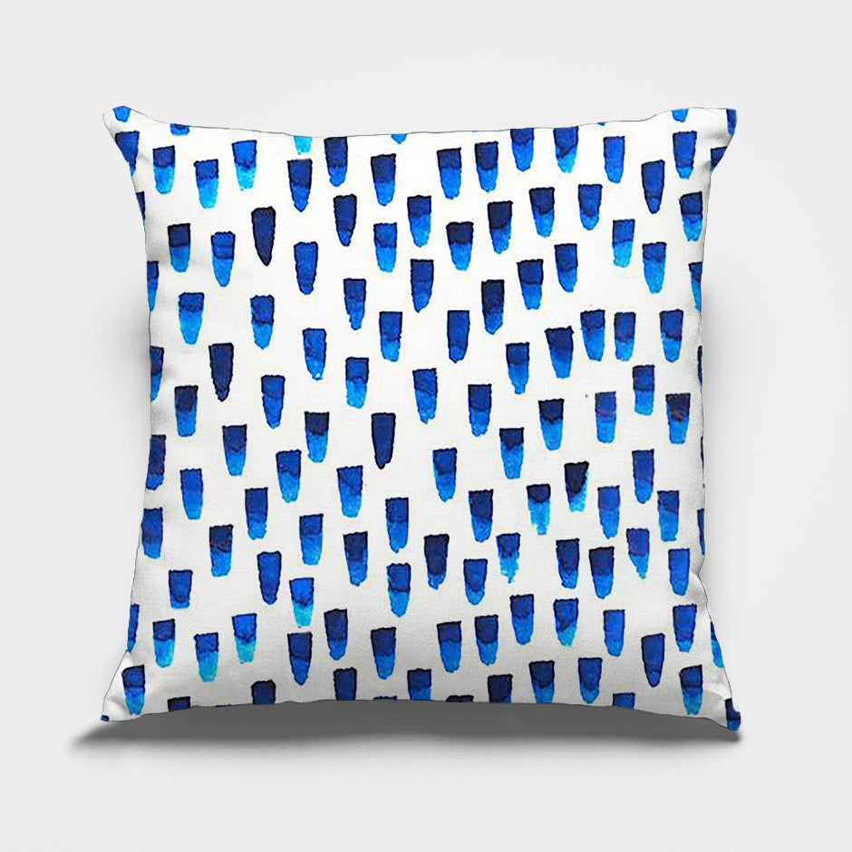 Abstract Blue Cushion Covers