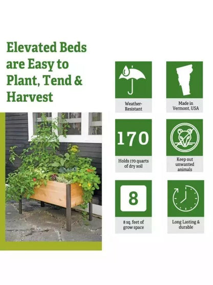 Self-Watering Elevated Planter Box