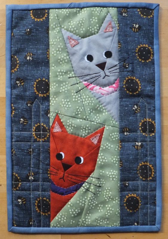 Cat CLA120324098 Quilted Placemats