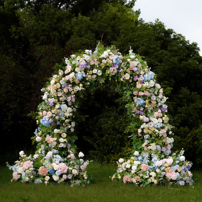 2023 New Wedding Party Background Floral Arch Decoration