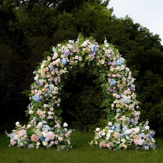 2023 New Wedding Party Background Floral Arch Decoration