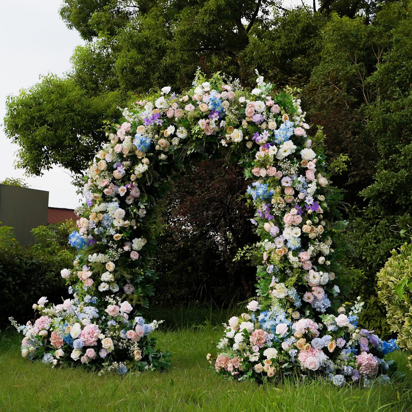 2023 New Wedding Party Background Floral Arch Decoration