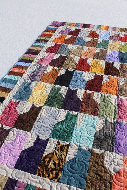 Cats CLA16112322 Quilt Blanket