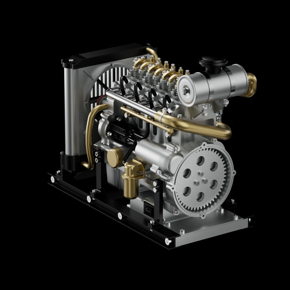 Full Metal Car Engine Model Kit That Works - Build Your Own Engines - Gift Collection