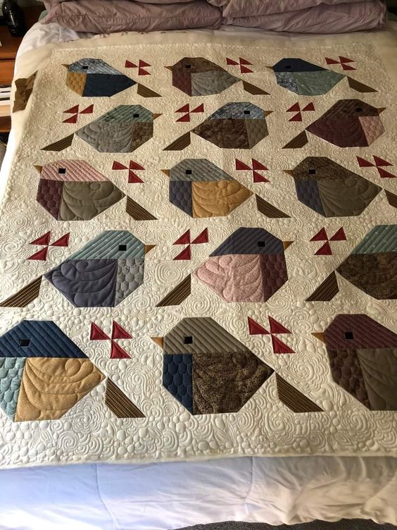 Bird CLA16112332 Quilt Blanket