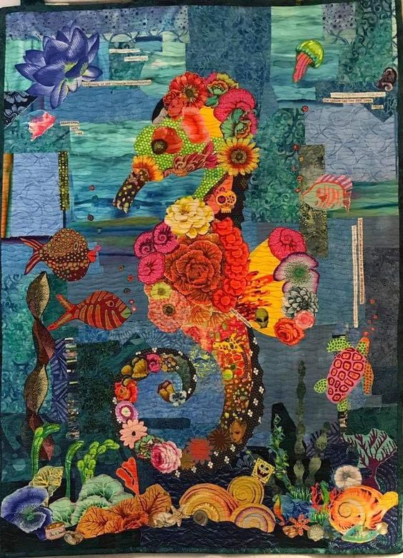 Seahorse CLA040124040 Quilt Blanket