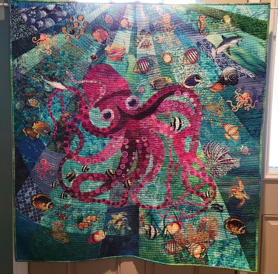 Octopus CLA040124035 Quilt Blanket