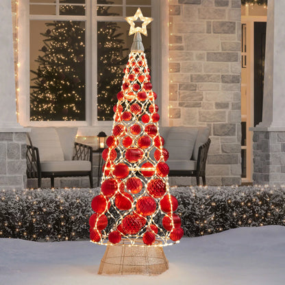 Pre-Lit Tree with Ornaments -silver