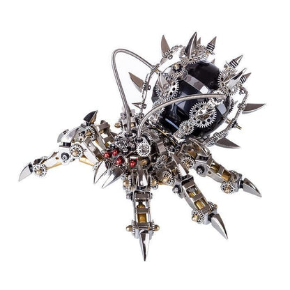 800pcs DIY 3D Metal Spider King Model Kit Bluetooth Speaker Assembly Difficult Puzzle