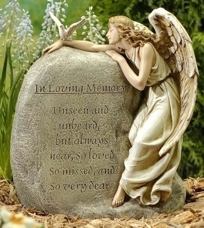 In Loving Memory Memorial Angel Figure