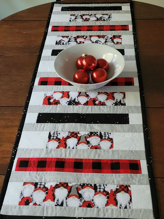 Christmas Gnome CLA20112364 Quilted Table Runner