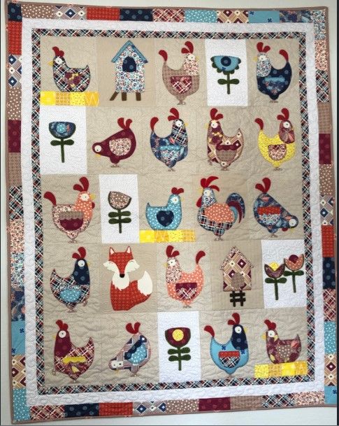 Chicken CLA271223198 Quilt Blanket