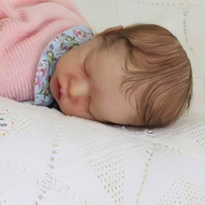 12"&17" Flexible Solid Platinum Liquid Soft Touch Full Silicone Reborn Doll Baby Girl Named Samuel By Dollreborns