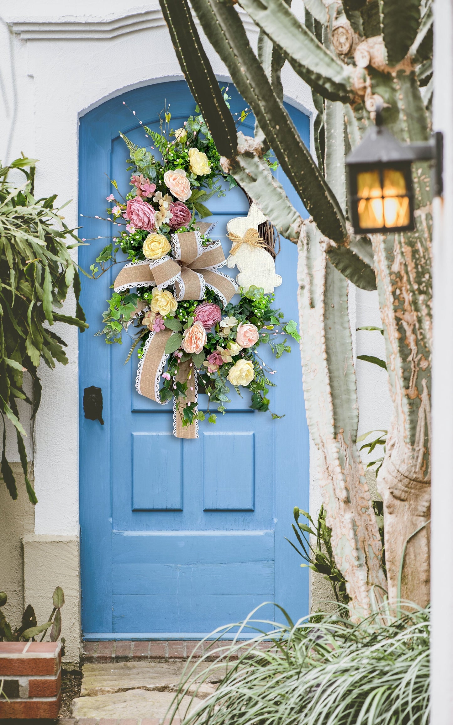 ?Easter Salee??Rustic Bunny Wreath|Spring Wreaths for Front Door