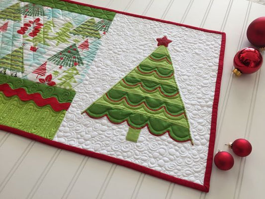 Christmas Tree CLDY040724178 Quilted Placemats