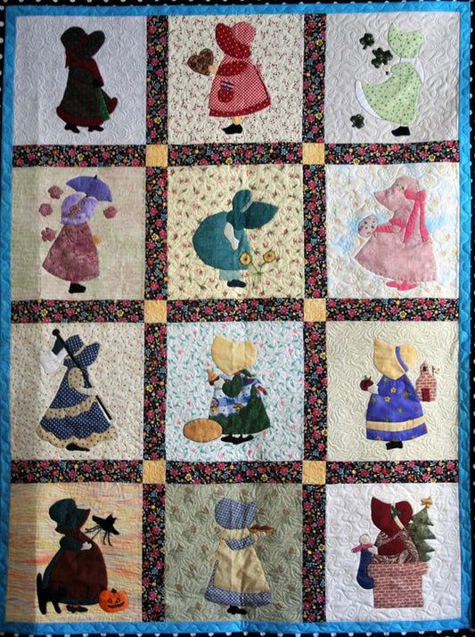 Sunbonnet Sue CLA271223124 Quilt Blanket