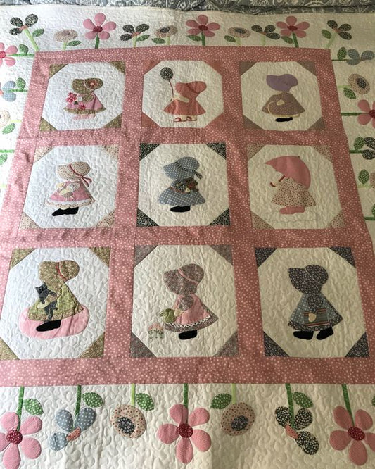 Sunbonnet Sue CLA15122310 Quilt Blanket