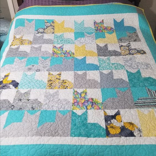 Cat CLA05012309 Quilt Blanket