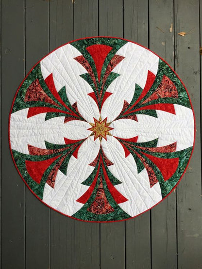 Christmas Tree CLA29122320 Quilted Round Mat