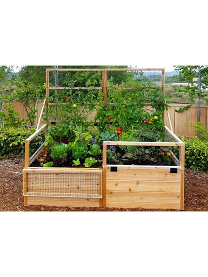 Garden in a Box with Trellis/Lid Option, 3' x 6'