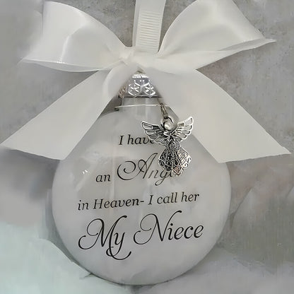 Christmas Angel in Heaven Memorial Ornament