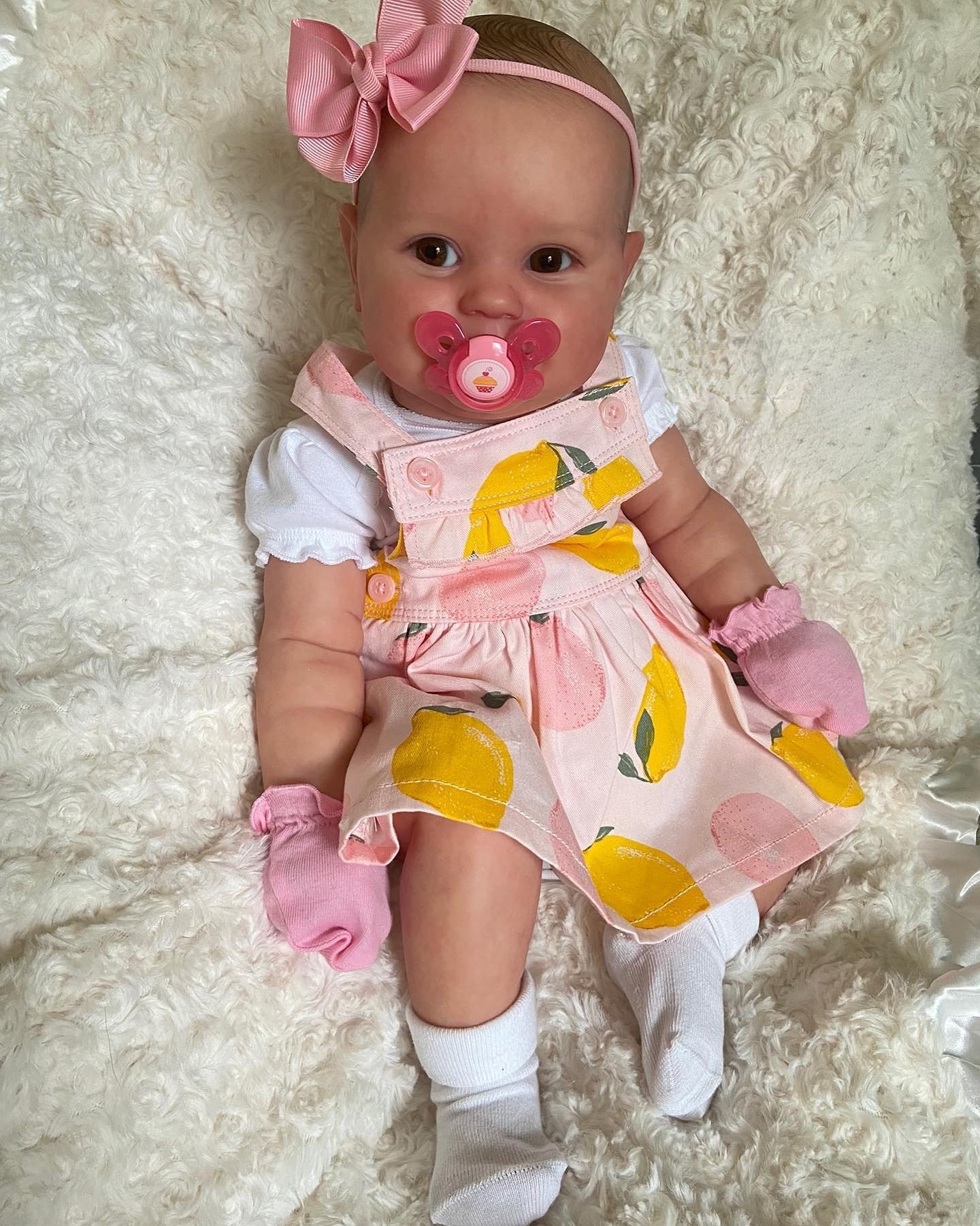 12"&16" Fully Squishy Baby Girl Brigitta ,Lifelike & Realistic Handmade Soft Silicone Baby Doll Made By Dollreborns