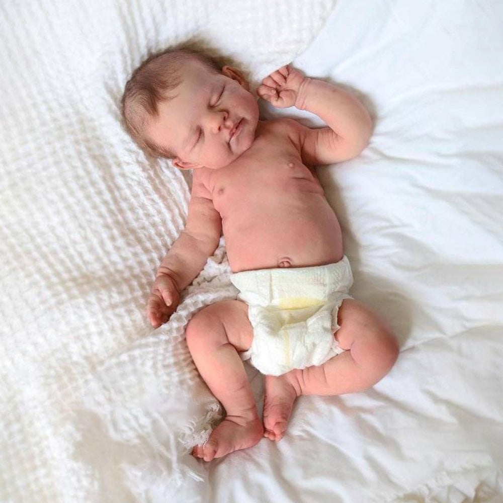 12 & 16" More Flexible Realistic Baby, Reborn Full Liquid Silicone Baby Doll Boy or Girl Lond and Wnya With Realistic Belly Button and Birth Mark