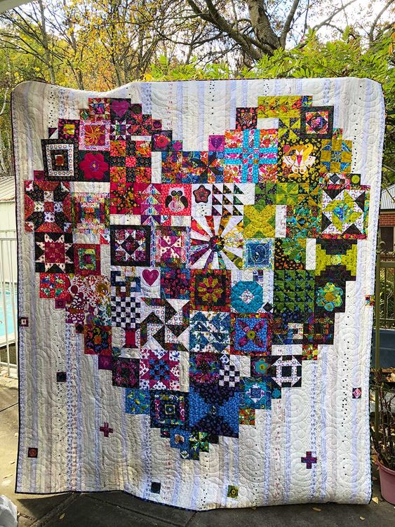 Heart CLA080424010 Quilt Blanket